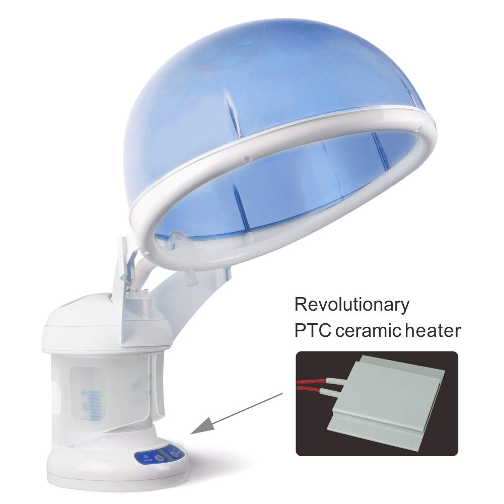 Hair Steamer Kingsteam 2 in 1 Ozone Facial Steamer, Design for Personal Care Use At Home or SALON