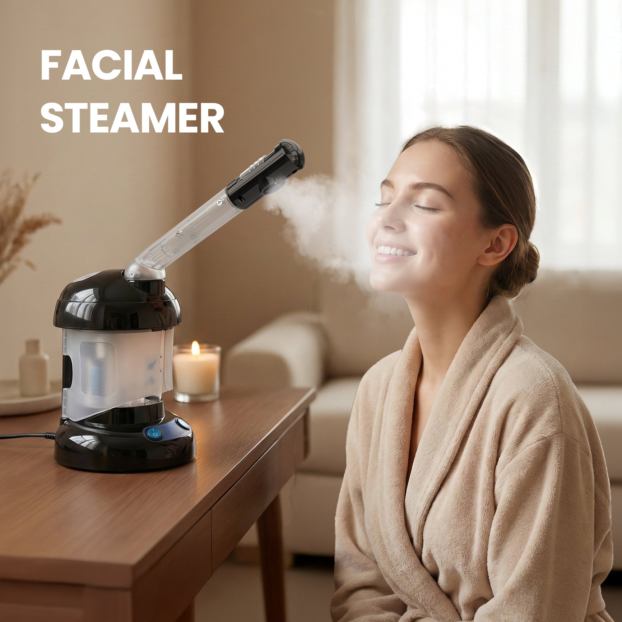 Hair and Face Steamer 2-in-1 with Ozone | Head Steamer – Kingsteam
