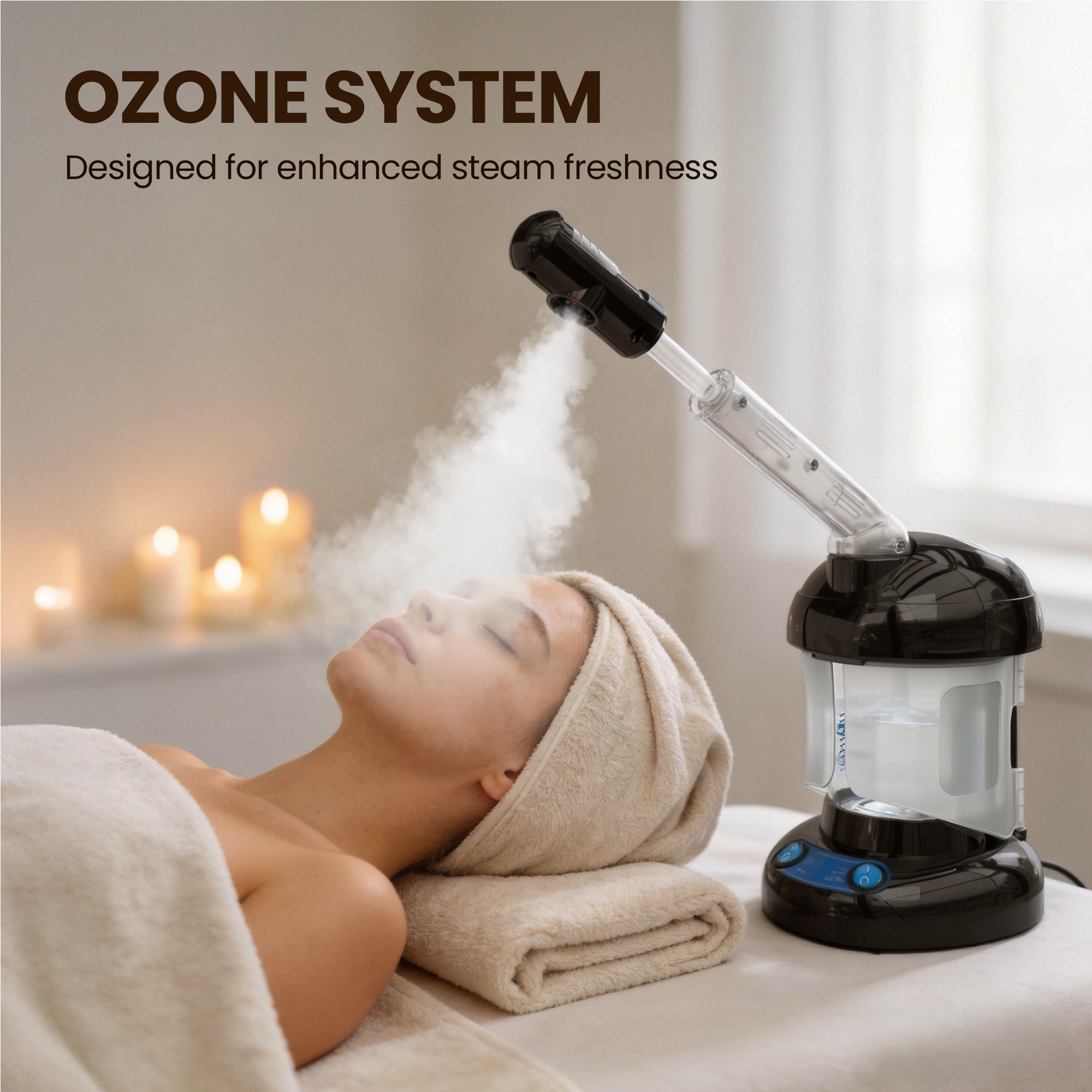 Hair and Face Steamer 2-in-1 with Ozone | Head Steamer – Kingsteam