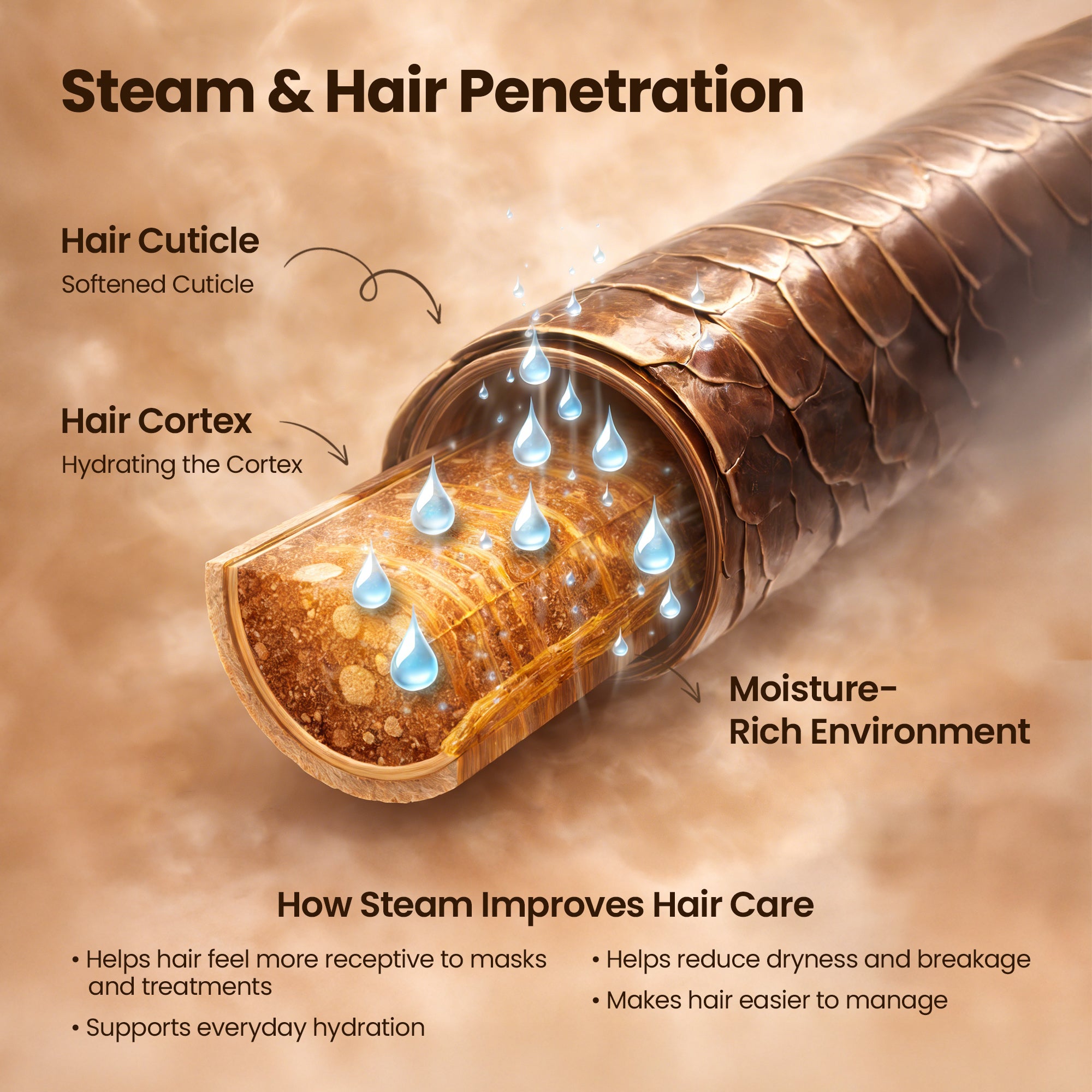 2 in 1 Hair and Facial Steamer