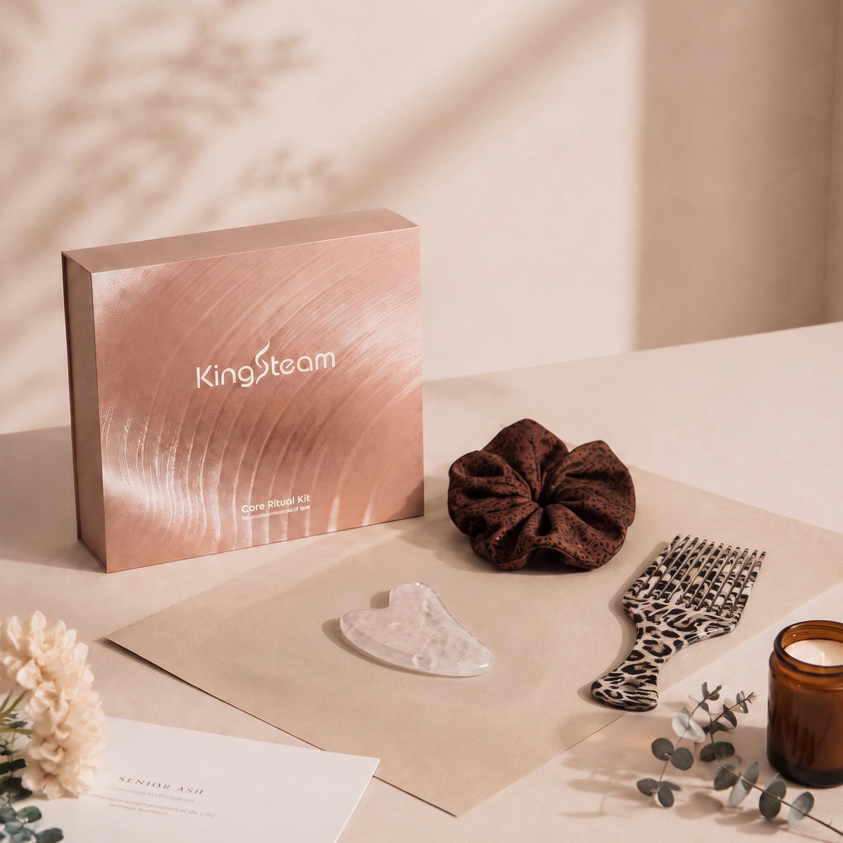 2 in 1 Hair and Facial Steamer & Care Ritual Kit