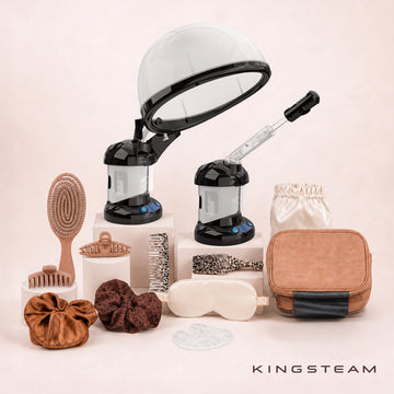 2 in 1 Hair and Facial Steamer & Care Ritual Kit