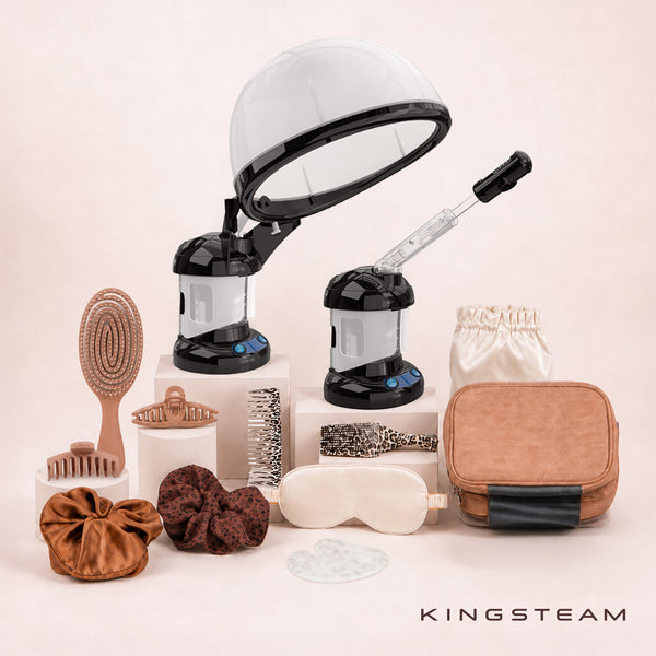 2 in 1 Hair and Facial Steamer & Care Ritual Kit