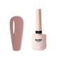 15ML Base Gel for Nails,Warm Taupe Gel Base Coat,Soak Off Gel Nail Polish for Manicure Salon,Nail Strengthen Color Gel Polish LED Lamp Needed