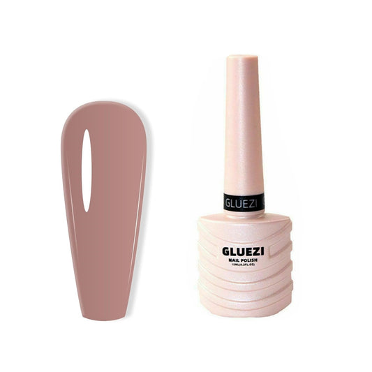 15ML Base Gel for Nails,Warm Taupe Gel Base Coat,Soak Off Gel Nail Polish for Manicure Salon,Nail Strengthen Color Gel Polish LED Lamp Needed
