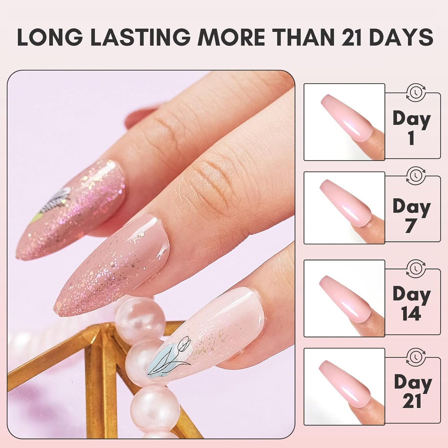 15ML Base Gel for Nails,Warm Taupe Gel Base Coat,Soak Off Gel Nail Polish for Manicure Salon,Nail Strengthen Color Gel Polish LED Lamp Needed
