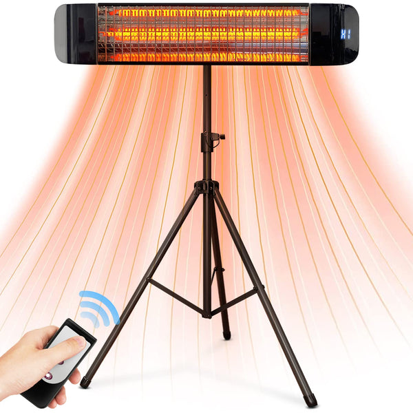 Outdoor Electric Infrared Patio Heater, 1500W