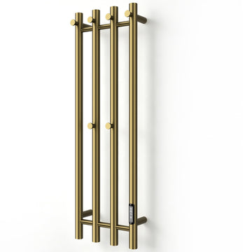 Poloma Towel Warmer Rack for Bathrooms, Heated Towel Rack Heater, ElectricTowel Dryer, Stainless Steel, Golden. CSA Certified