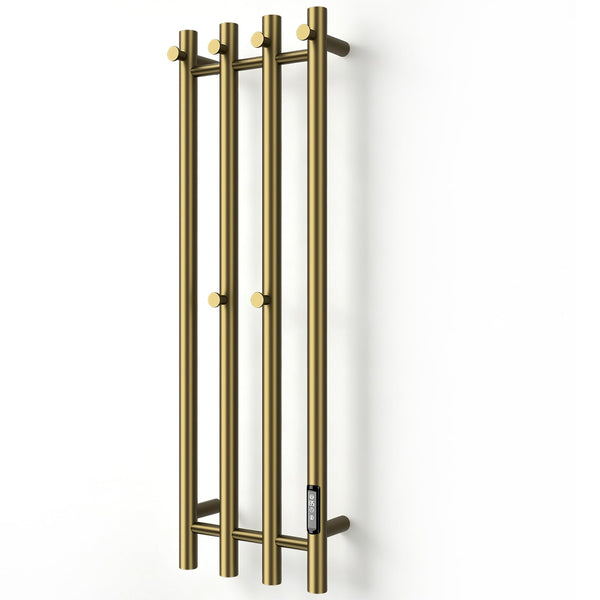 Poloma Towel Warmer Rack for Bathrooms, Heated Towel Rack Heater, ElectricTowel Dryer, Stainless Steel, Golden. CSA Certified