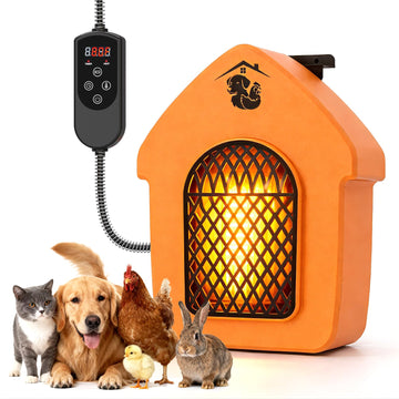 Dog House Heater with Thermostat, Chicken Coop Heater