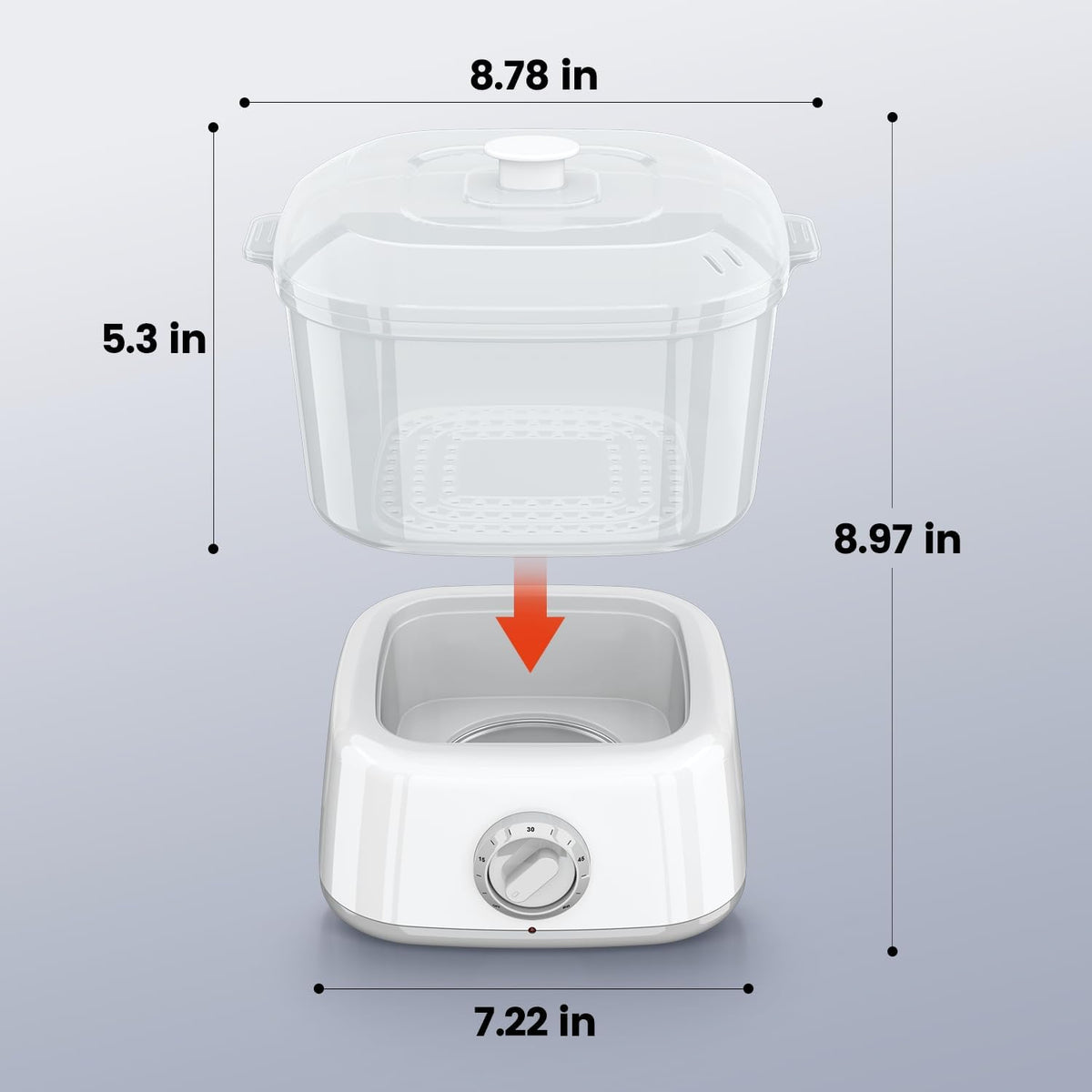 Compact parts. Simple placement.