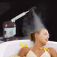Facial Steamer with Extendable Arm, Ozone Table Top Mini Spa Face Steamer Design For Personal Care Home Use, Coffee