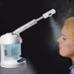 Facial Steamer, with Extendable Arm Ozone Table Top Mini Spa Face Steamer Design For Personal Care Use At Home or Salon, White