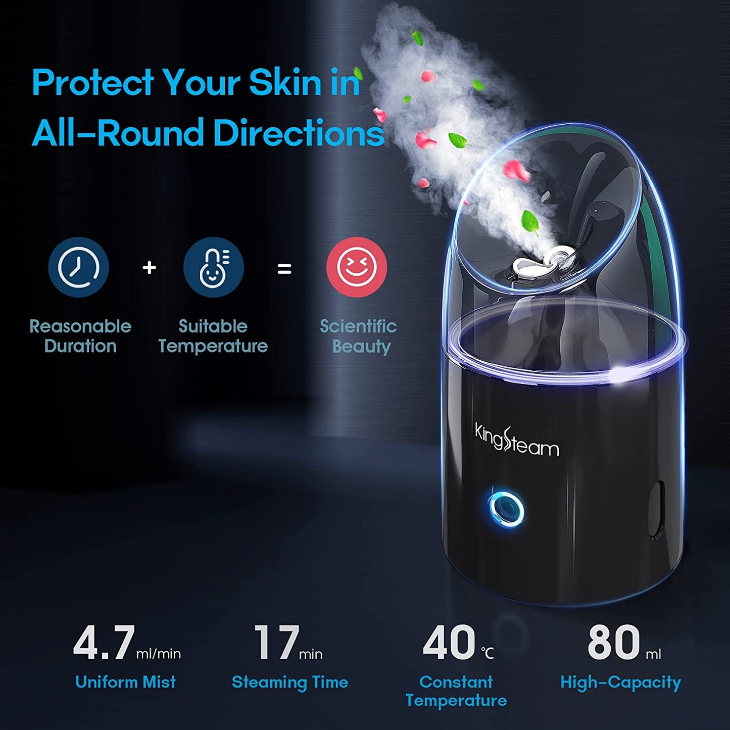 Kingsteam New Generation 5-in-1 Nano Facial Steamer